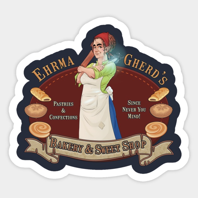 Ehrma's Bakery Sticker by KennefRiggles